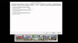 Programmeinstellungen - Preisübersicht