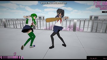 Yandere Simulator medium sanity Baseball bat animation