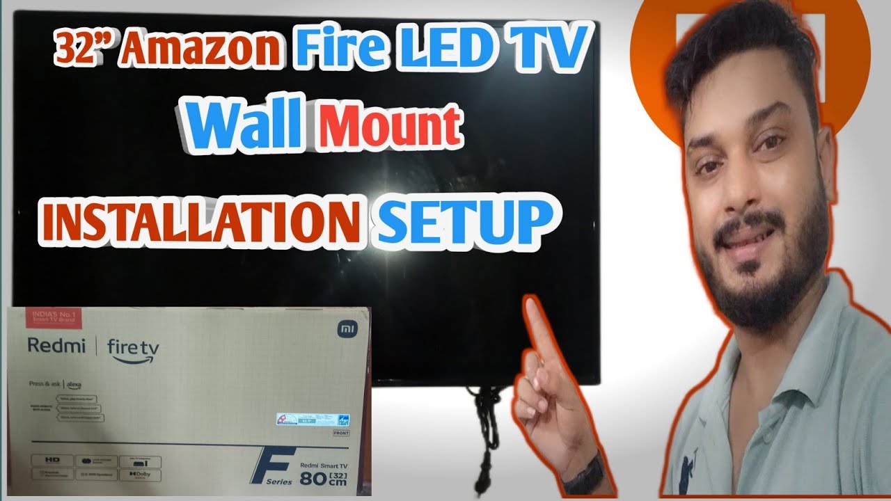 Redmi Fire LED TV WALL MAUNT INSTALLATION SETUP || Amazon Fire Tv 