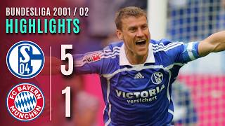 Schalke 04 vs. Bayern München | Historische Nacht in der Veltins-Arena | Bundesliga 01/02 Highlights