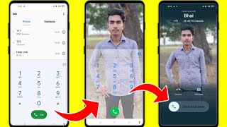 Phone Ke Dailer Caller Aur Contact Screen Ke Background Me Photo Kaise Lagaye !! keyboard me photo screenshot 4