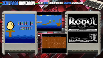 Rogul - Amazing New Rogue-like Atari 8-Bit Game + Duck Hopper (WIP)