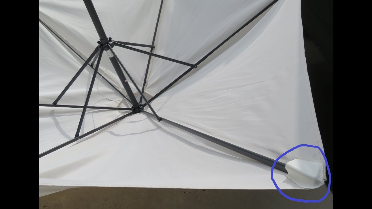Fonkeling Dan oorlog Easy parasol repair - YouTube