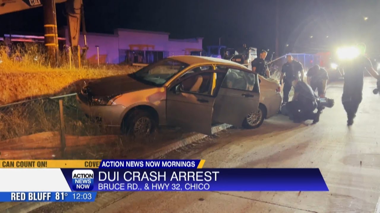 Driver crashes into fence in Chico, found pantless in back seat - YouTube