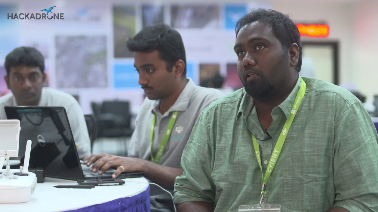 Hackadrone 2018:  Helping monitor large assets for utilities (Team: Skyware)