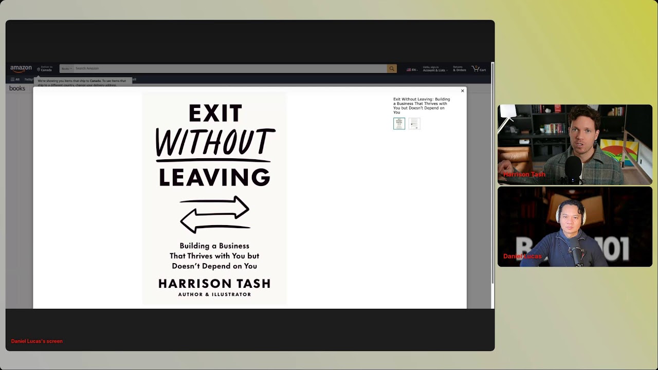 Book 101 Review, in its sixth season features Harrison Tash as my guest.