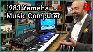 Retro Yamaha Music Computer  Testing out the CX5M