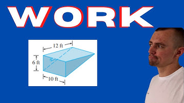 FIND THE WORK REQUIRED TO PUMP THE WATER OUT OF THE TANK