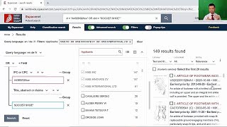 Espacenet - Introdução (busca, análise e exportação de dados com a nova interface)
