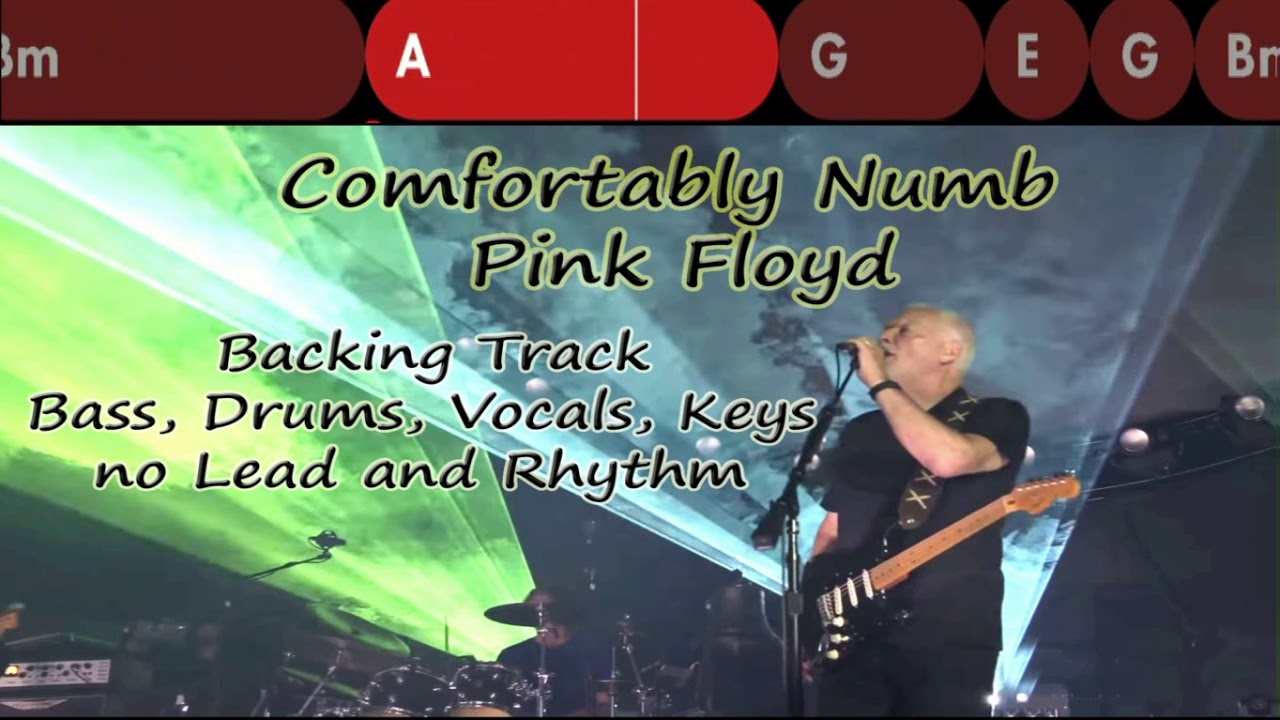 Comfortably Numb Backing Track Bass, Drums, Vocals, Keys No Lead