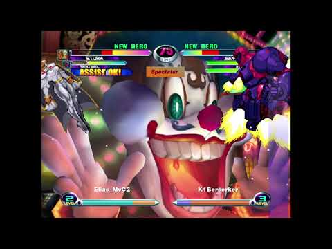 MvC2 Mvci Umvc3 Khaos K1Berserker vs Elias (PSN PS3)