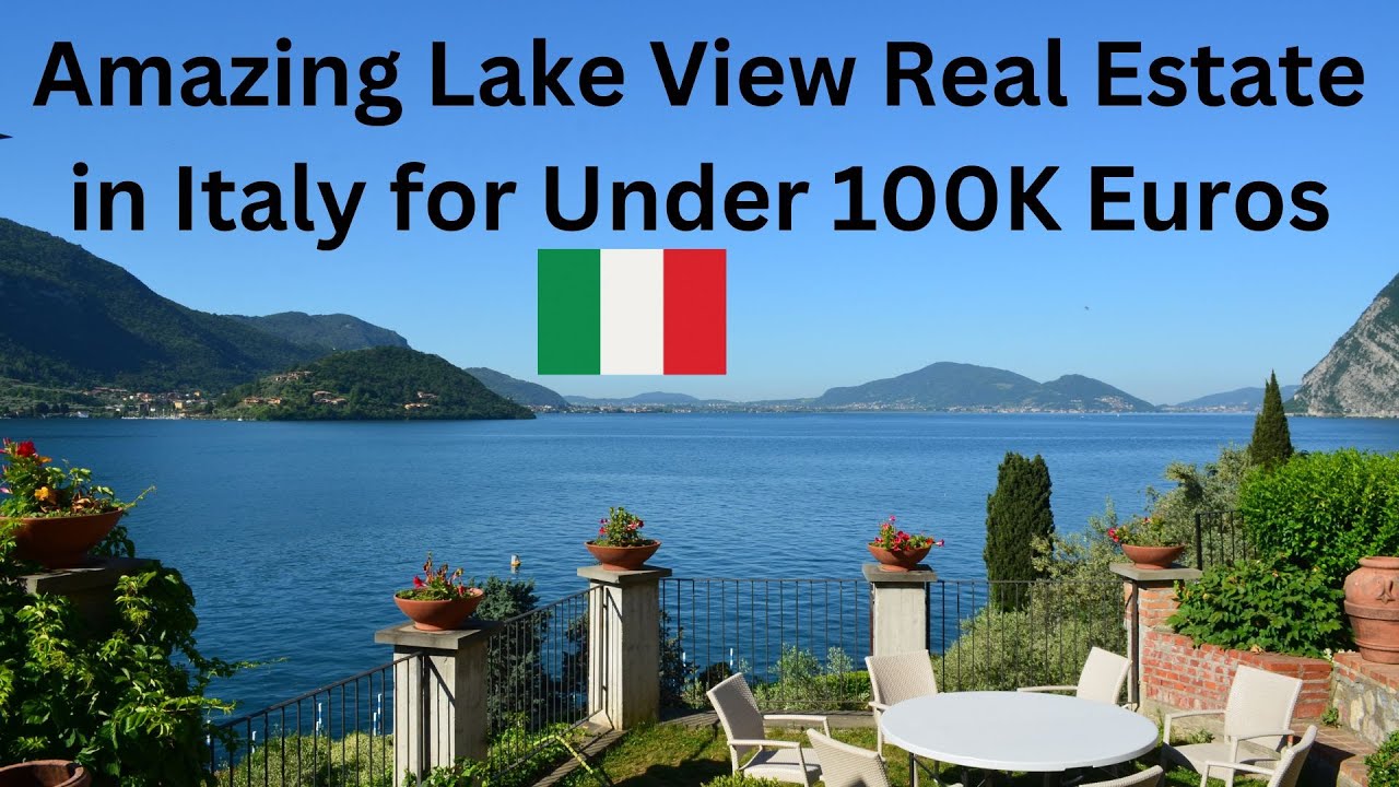 Amazing Lake View Real Estate in Italy for Under 100,000 Euros.