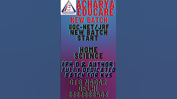 UGC NET/JRF 2023 HOME SCIENCE  BEST INSTITUTE IN DELHI