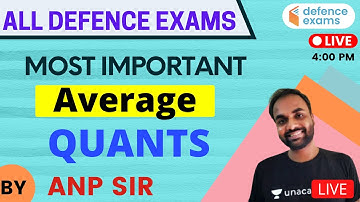 Average | Quants | Target AFCAT/ CDS / Air Force XY 2021| Arpit Pandey
