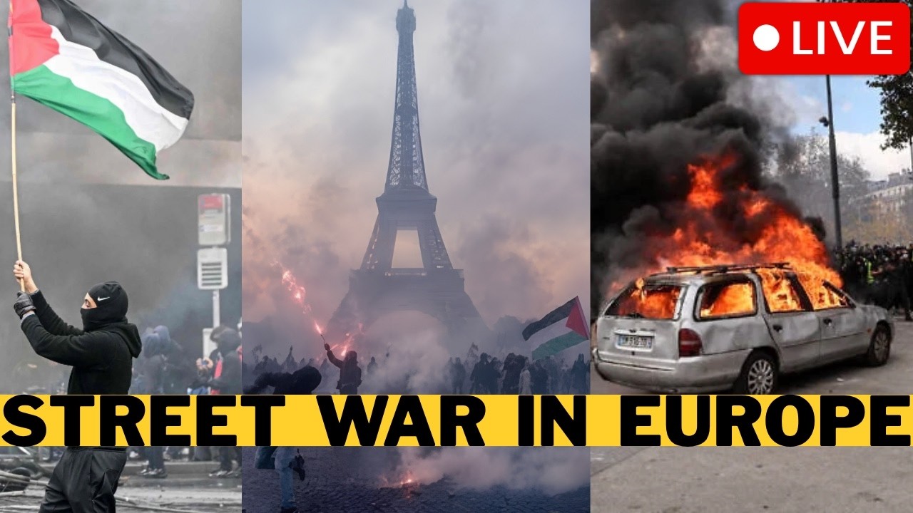 ⁣BREAKING: Marxists & Migrants Launch WAR In Europe - Riots Burn France, Italy, Belgium, And Alba