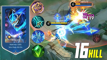 MVP GUSION DESTROYING NEW ERA HERO In RankGame!!(Must Watch😱) - Gusion Best Build 2025 ~ MLBB