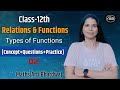 Class -12 types of Functions Most important Questions