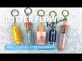 Glitter Flow Keychain Tutorial! | Snow Globe Keychains | SUPER FUN & EASY!