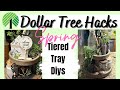 7 Dollar Tree hacks! You have to try these Tiered Trey diys