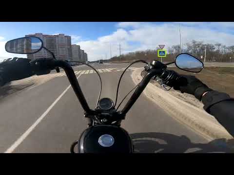 Harley Davidson Sporster 48 Forty Eight 1200 | Pure Sound | Поездка