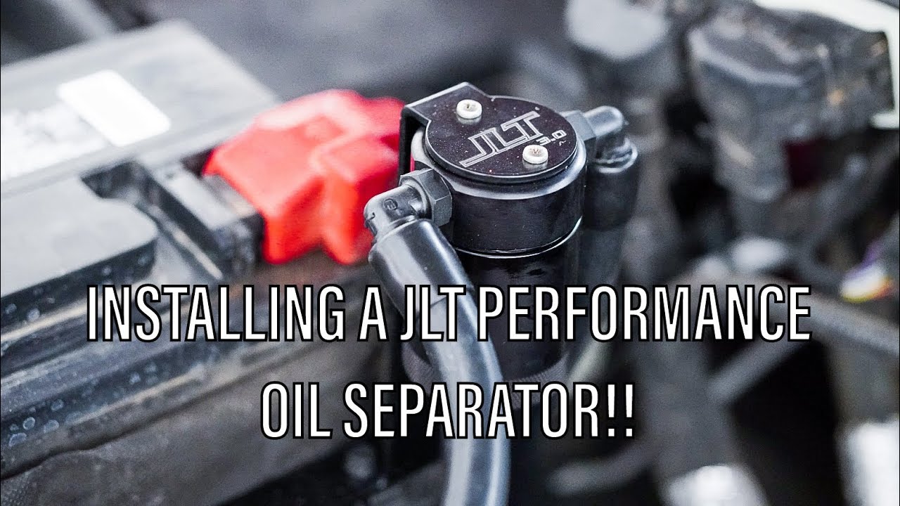 INSTALLING A JLT PERFORMANCE OILS SEPARATOR ON MY F150!! 