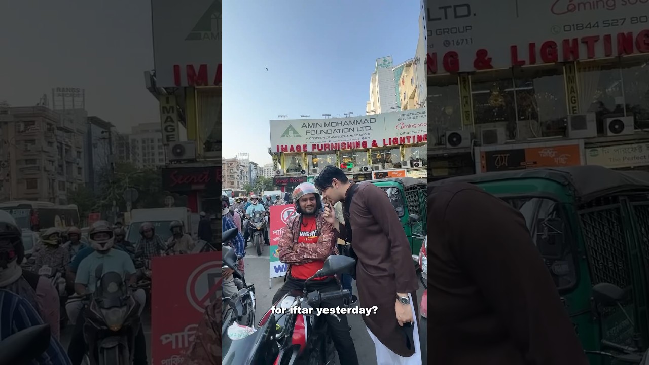 Asking PATHAO Rider what I Eat for IFTAR
