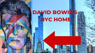 David Bowies home overlooking Central Park in NYC.