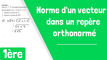Comment calculer la norme d