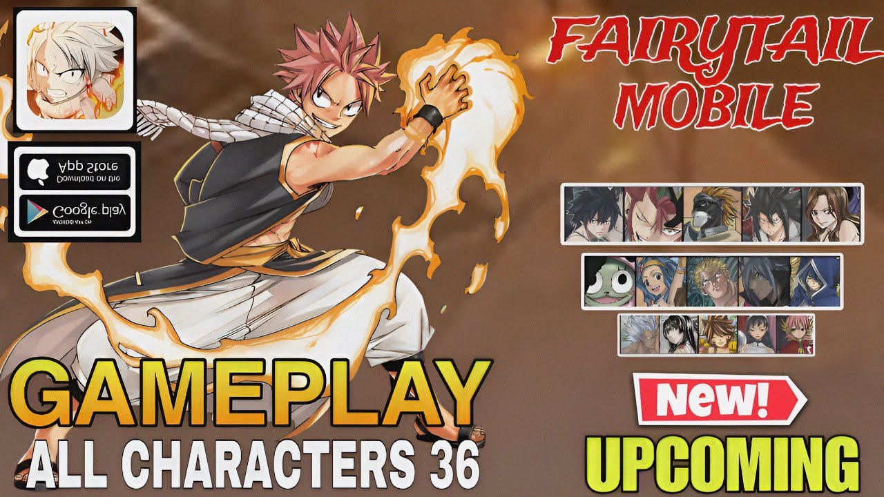 Fairytail Official Mobile Game will be released on IOS and Android