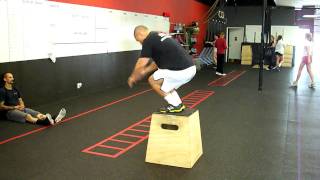 Team CrossFit - Box jump complex