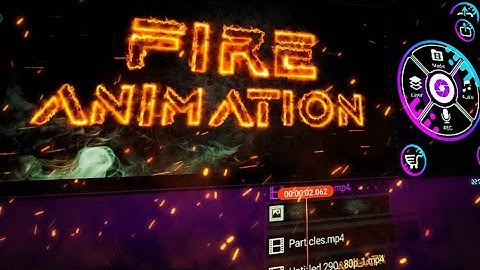 Make Fire🔥 Text Animation Like KGF🔥🔥 Easily using KineMaster Application