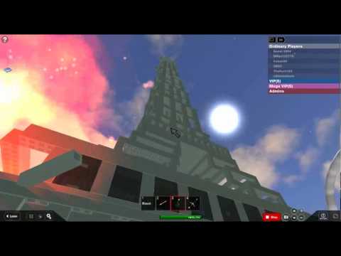 Trying To Make The Eiffel Tower Fall In Roblox Youtube - destroy famous buildings vip on sale roblox