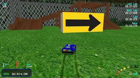 Re-Volt Custom Track RC Hood by, Draco, 8 Lap Race