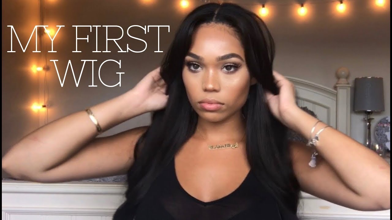 HOW to put on a wig for beginner🧐MY FIRST WIG LITERALLY ️ YouTube