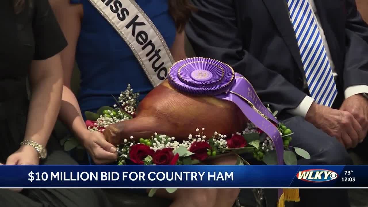 Country ham goes for $10M at Kentucky State Fair auction