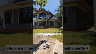 3 bedroom all ensuit mainsonette + DSQ for sale at rongai town 17M call 0725-283-809 #kenyahomes