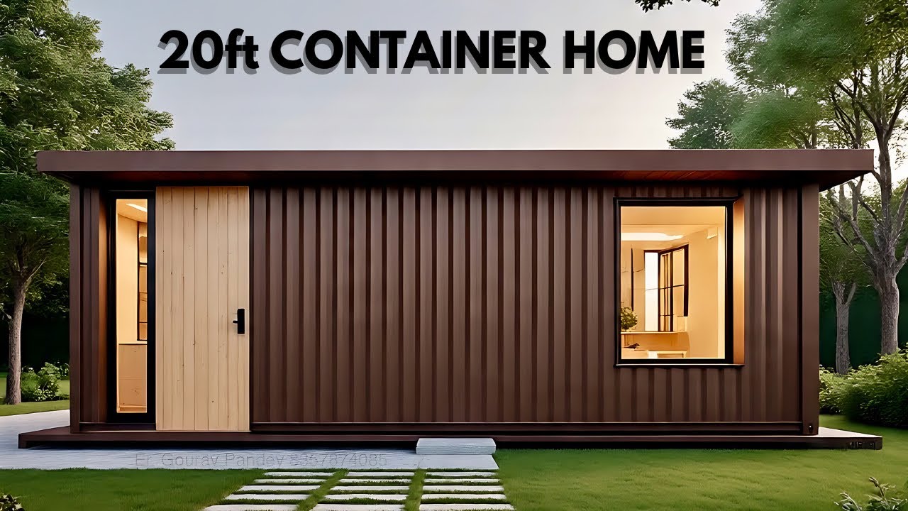 Two 20ft Shipping Container Tiny Home - The Minimalist Off-Grid Living ...