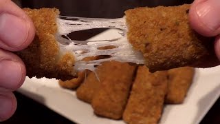 Asmr Eating Mozzarella Cheese Sticks No Talking, Binaural