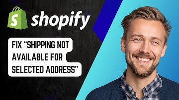 How to Fix “Shipping Not Available for Selected Address” on Shopify | Step-by-Step Tutorial 2025