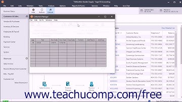 Sage 50 2018 Tutorial The Collection Manager Sage Training