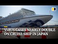 Coronavirus infections nearly double on Diamond Princess ship stranded in Japan