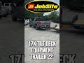 Coast Building Solutions LLC at Jobsite Trailers North Carolina #trailersales #tilttrailer