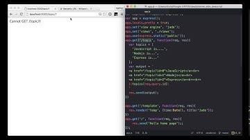서버 측 JS - Express, URL을 이용한 정보의전달 4 : 시멘틱 URL