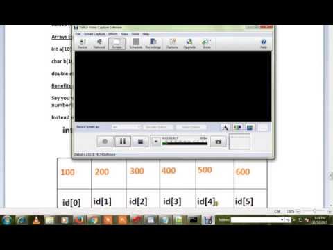 C PROGRAM  TUTORIAL  ARRAYS EXAMPLE DEMO