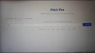 Bits Study Project POC - FinAI Pro (Group No. 140)