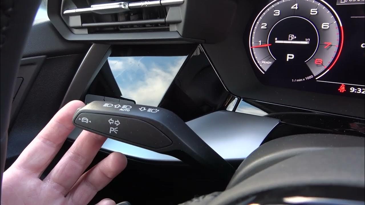 How to Enable or Disable High Beam in Audi A3 8Y (2020 ) Turn