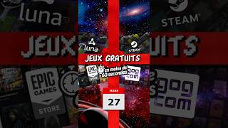 JEUX GRATUITS (27/03/26) - Le recap' quotidien express des jeux PC gratuits !