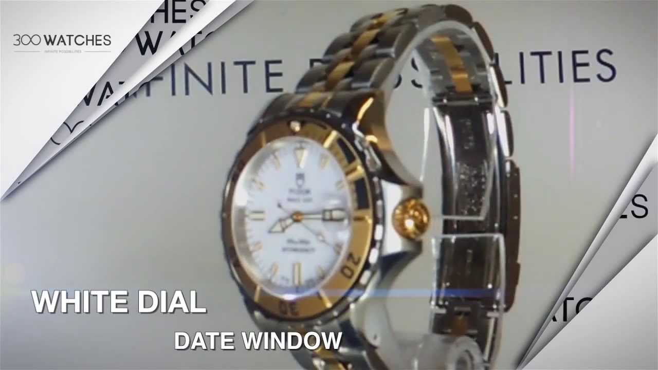 Tudor 85193 Hydronaut Prince Date Steel 18k Gold Watch