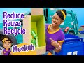Reduce reuse recycle  educationals for kids  blippi and meekah kids tv