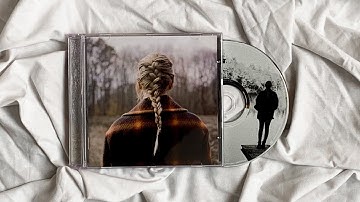 taylor swift - evermore (deluxe edition | cd unboxing)